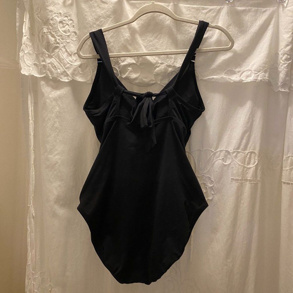 Jantzen Gathered Bust One Piece Womens Swimwear Size 14 - Picture 4 of 10